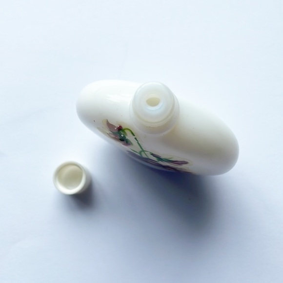 VINTAGE PERFUME BOTTLE TORQUAY ENGLAND HAND PAINTED - Picture 7 of 10